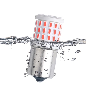 BAU15S-bombilla LED <span class=keywords><strong>7507</strong></span> <span class=keywords><strong>PY21W</strong></span> 1156PY de alta potencia, amarillo ámbar, 57 SMD 3014, luces de señal de giro delantero, lámpara indicadora de dirección - Product Image 3