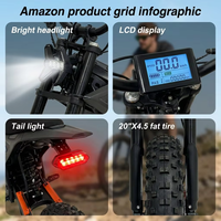 Vélo tout-terrain électrique 2000W pour adultes, commande en gros, moto électrique tout-terrain, stock entrepôt USA, fournisseur pour concessionnaires