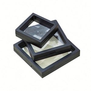 Boîte à bijoux carrée de luxe brillante avec couvercle, emballage en papier micro-scellé, suspension PE pour Halloween - Product Image 5
