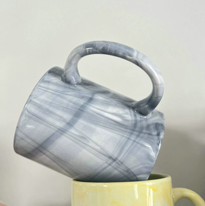 Bulk Marble Swirl Pattern <b>Ceramic</b> <b>Mugs</b>, Multi-color Watercolor Vein Cups Custom Logo Print for Gift Shop Supermarket Wholesale - Product Image 6