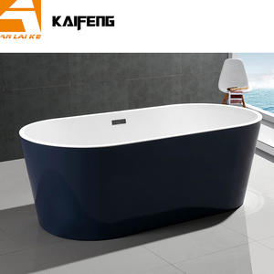 อ่างอาบน้ำอะคริลิคยืนฟรีสีขาว/ดำ-อ่างอาบน้ำทันสมัยหรูหราขนาดวงรีอ่างอาบน้ำไร้รอยต่อได้รับการรับรองจาก Cupc - Product Image 3