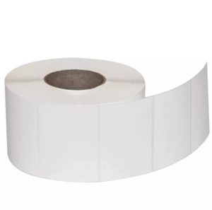 Etiqueta térmica directa del mercado de Rusia, pegatina personalizada de 58x80mm para manualidades y promoción, Material de superficie para impresión