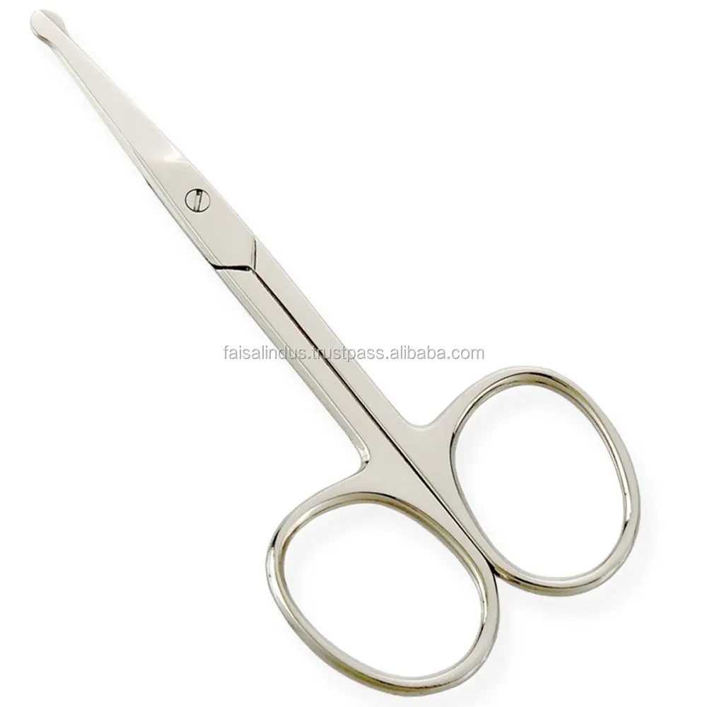 Professional Nose Scissor Nose hair cut scissor Manicure Nail Scissors Customized Tools Steel Stainless Logo Beauty Cosmetics