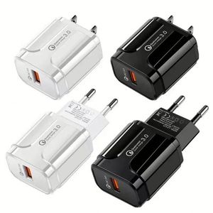 Chargeur rapide 2025 QC3.0 pour téléphone portable, 18W, prise US/EU, chargeur mural rapide pour iPhone pour Huawei - Product Image 6