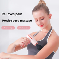 Pistolet de massage à percussion compact pour athlètes, massage corporel et cervical haute intensité, 4 têtes, rechargeable par USB, contrôle du temps, coffret cadeau