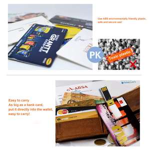 Memoria USB personalizada para tarjeta de crédito, unidad Flash con carcasa de logotipo personalizado, caja de bolígrafo USB, <span class=keywords><strong>gadjet</strong></span> - Product Image 6