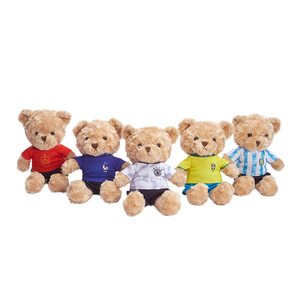 ตุ๊กตาหมีฟุต<span class=keywords><strong>บอล</strong></span>ขนปุย มีสองขนาด หลายแบบเสื้อทีมชาติ นุ่มฟู ทำจากใยฝ้าย PP ของที่ระลึกน่ารัก - Product Image 1