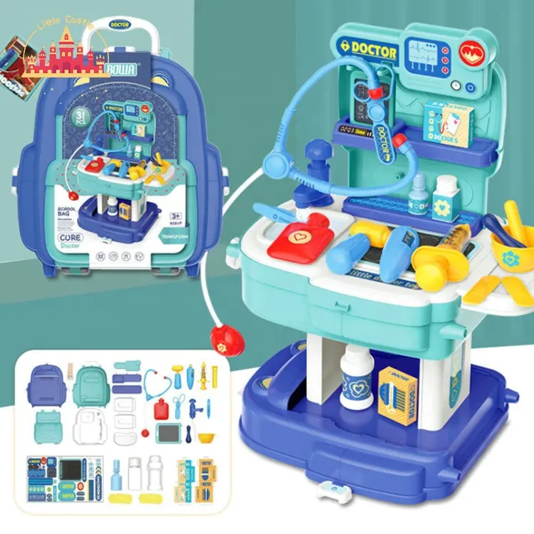 Montaje de juguete educativo para niños, equipo médico de plástico, SL10D026