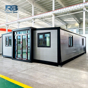 Villa de vacances de luxe de 20 pieds 30 pieds 40 pieds <span class=keywords><strong>Maison</strong></span> modulaire de 1 2 3 4 chambres Immeuble de bureaux avec salle de bain <span class=keywords><strong>Maison</strong></span> en conteneur extensible - Product Image 1