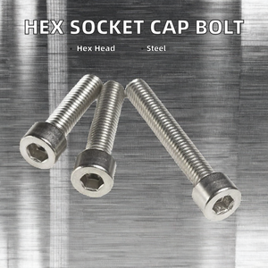 Tornillo de Cabeza Cilíndrica Hexagonal de Acero Inoxidable DIN 912 ISO 4762, Perno Allen con Rosca Métrica - Product Image 2