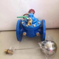 Vanne flottante télécommandée 100X à commande pilote PN16 en fonte à diaphragme, vanne de régulation d'eau hydraulique DN50-DN800 OEM à brides LANHUI