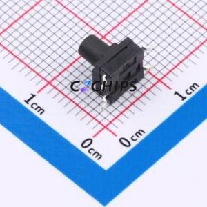 SMG-13T-H075A1 Tactile Switch SMD-4P,6.2x6.2mm Switch Single Pole Single Throw Round Button 2.5N 6.15mm - Product Image 2