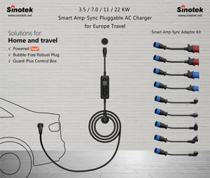 Chargeur AC enfichable Smart Amp-Sync TM 22 KW pour kit adaptateur de voyage Europe TUYA <span class=keywords><strong>WiFi</strong></span> 2.4G - Product Image 3