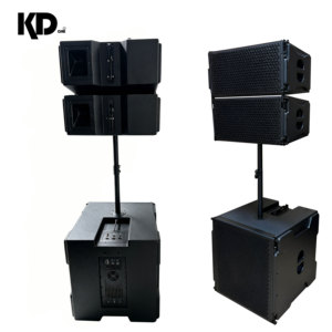 Sistema de Altavoces de Audio de Neodimio y Titanio de Alta Resolución Active Line, Salida de 950w, Ruedas Universales para Eventos de Boda, Conjunto Kd-4+2 - Product Image 3