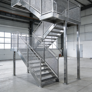 Peldaños Perforados <span class=keywords><strong>de</strong></span> Acero Inoxidable, Varias Especificaciones, Peldaños Perforados Galvanizados <span class=keywords><strong>para</strong></span> Construcción <span class=keywords><strong>de</strong></span> Ingeniería y Renovación <span class=keywords><strong>de</strong></span> <span class=keywords><strong>Escaleras</strong></span> - Product Image 6