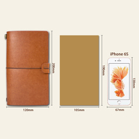 Maßgefertigter A6 Notizbuch-Organizer aus PU-Leder, tragbar, klein, mit 3-Ring-Bindung, für Reisen, Tagebuch, Aktenordner, Planer, als Geschenk geeignet