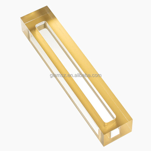 Judaica Juif Cadeau Porte Décor Maison Or Miroir Bénédiction Lucite Défilement Acrylique Mezuzah Cas - Product Image 4