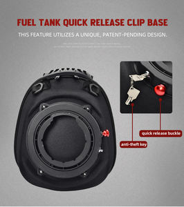 MB-2108 sac de réservoir de moto MENAT avec verrouillage à dégagement rapide, poche pour téléphone à écran tactile, conception extensible et étanche - Product Image 2