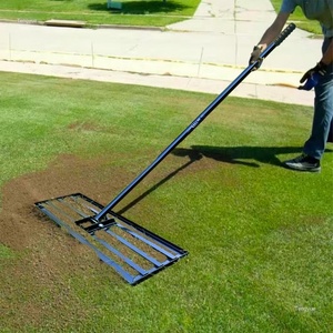 Manual <strong>Lawn</strong> Care Fertilizer Spreader for Spreading <strong>Topsoil</strong> and Compost Garden Spreaders for <strong>Lawns</strong> - Product Image 2