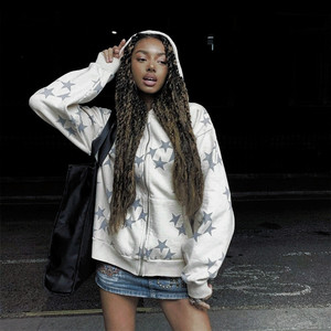 Sudadera con Capucha Tipo Cárdigan Informal Personalizada al por Mayor para <span class=keywords><strong>Hombre</strong></span> y Mujer, Chaqueta de Pareja - Product Image 3