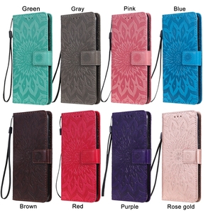 Funda de cuero con billetera de Mandala de flor de Sol para Huawei Honor X7 X8 X9 <span class=keywords><strong>P30</strong></span> Mate7 Y9A Y7A 9X <span class=keywords><strong>Pro</strong></span>, funda con soporte y ranura para tarjetas de moda - Product Image 3