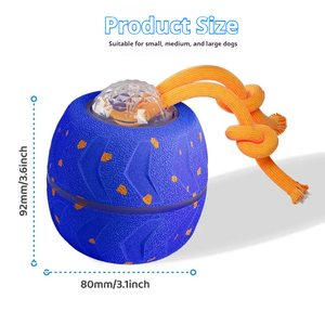 Pelota Interactiva para Perros ETPU, Juguete Inteligente Automático para Mascotas, Resistente a Mordidas, para Jugar en Interiores y Exteriores - Product Image 5