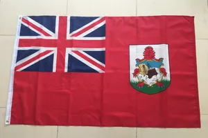 2x3 '100D polyester drapeau Bermuda, livraison rapide 48h, ourlet renforcé 4 lignes, bonne qualité, drapeau pays Produit