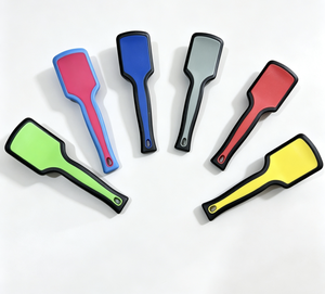 Brosse à pneus avec bords recouverts de caoutchouc, poignée ergonomique antidérapante, outil de nettoyage des roues pour un <span class=keywords><strong>lavage</strong></span> sûr des jantes des pneus - Product Image 3