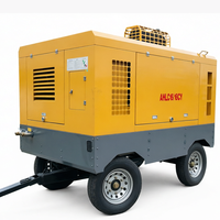 Compresseur à vis diesel portable monté sur camion 850 CFM 8 bar pour les projets miniers, d'exploitation de carrières et de construction