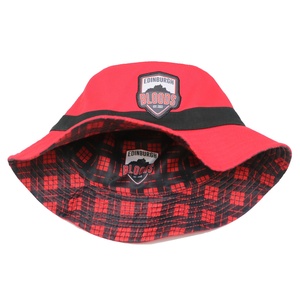 Sombrero de Pescador Personalizado de Alta Calidad, Moderno, Rojo, con Protección Solar, Ala Ancha, Impermeable, Reversible, de Terciopelo, con Forro de Satén, Protección UV - Product Image 3