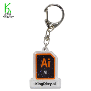 Llavero personalizado de <span class=keywords><strong>Photoshop</strong></span> PS, Impresión de acrílico con diseño de logotipo de <span class=keywords><strong>Software</strong></span> de clave AI, con Bling - Product Image 6
