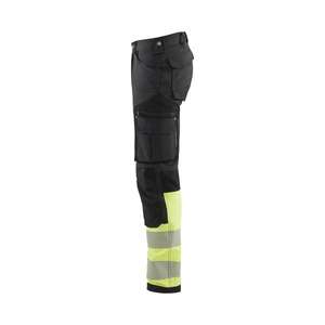BLAKLADER - 119316429933D84 Pantalones elásticos de 4 vías Hi-Vis sin bolsillos para uñas Negro/Amarillo-EAN 7330509842447 ROPA DE TRABAJO DE 2017 - Product Image 5