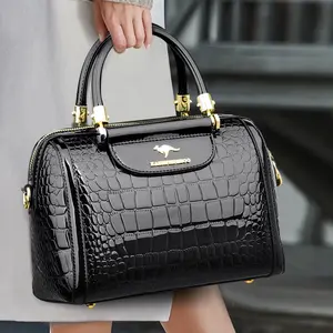 Tas selempang kulit mewah, dompet tas tangan wanita, tas kurir bahu Sac desainer 2024, tas tenun portabel