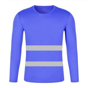 Chaleco de Seguridad Reflectante Fluorescente de Alta Visibilidad, Manga Larga, Ropa de Trabajo de Secado Rápido para Construcción - Product Image 6