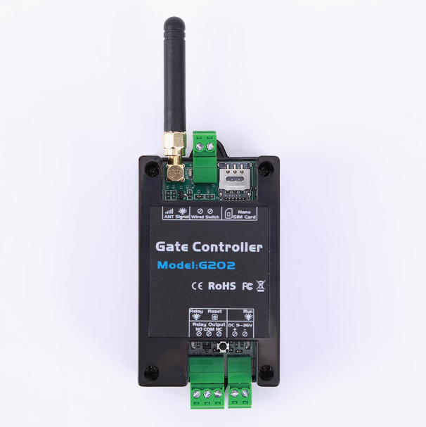 GSM Remote Access Door Opener Relay Controller Mobile Remote Door Switch G202 2G/4G Access Control Door Controller