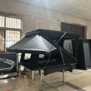 2025 nouveau automatique 210*130*150cm tentes de toit de voiture en forme de Z coque dure grande fenêtre grande tente de toit en aluminium Double <span class=keywords><strong>XXL</strong></span> - Product Image 1