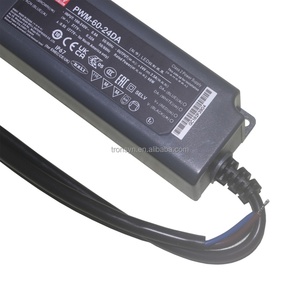 Driver LED à tension constante Meanwell PWM-60-24DA 60W 24V pour éclairage LED en bande et éclairage industriel, options 110V 220V - Product Image 3