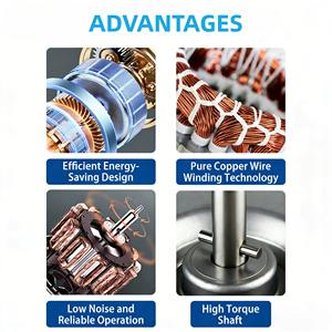 240V AC Air Conditioner Indoor Fan <strong>Motor</strong> <strong>YDK</strong> Single Phase Explosion-Proof Protect Feature Air Conditioner Parts Capacitor <strong>Motor</strong> - Product Image 3