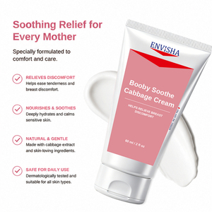Crème Apaisante de Chou de Haute Qualité pour Soin Corporel Doux, Hydratation des Mamelons Gercés, Réparation de la Peau Abîmée des Seins, Renforcement de la Barrière Cutanée - Product Image 3
