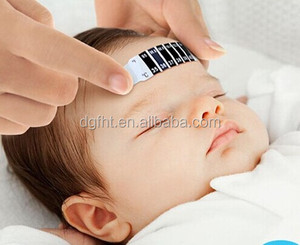 Thermomètre Bande Frontale Corps Bébé Enfant Enfant Fièvre Température D'essai D'essai Autocollant Bébé Soins Outils - Product Image 1