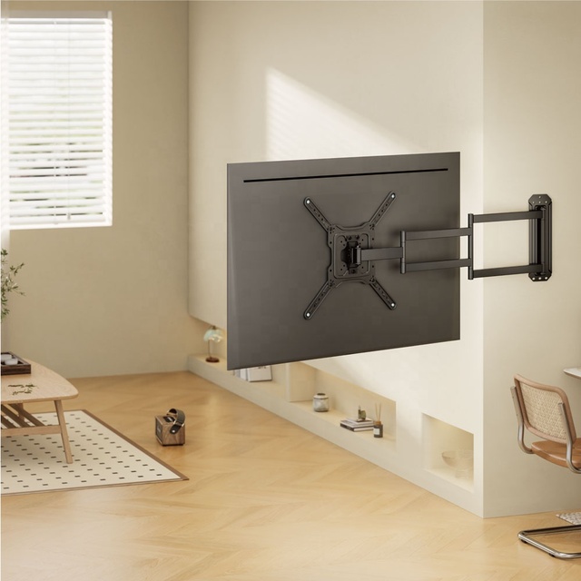 LUMI Full Motion Extra Long Arm TV Mount LED LCD TV Wall Bracket Hanger for 23 to 65 Inch Television Mount | LPA84-445XL