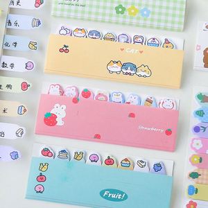 Factory Wholesale Custom Kawaii Korean Stationery Animal <b>Bookmarks</b> Notes, Cute Memo Pads It Sticky Post Notes - Product Image 2