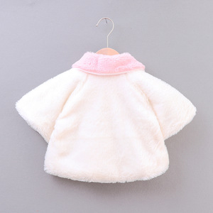 M103 autunno inverno lungo per ragazzi ragazze di 123 anni maglione di pelliccia dolce imitazione <span class=keywords><strong>mantello</strong></span> scialle spedizione all'ingrosso - Product Image 2