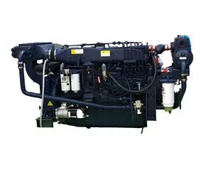 WD10C240-18 genuino motore Diesel marino postrefrigeratore in linea raffreddato ad acqua del motore 176 kw/240 hp/1800 rpm