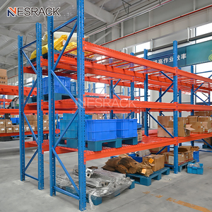 Công nghiệp kho Pallet lưu trữ Giá kim loại kệ bán buôn nóng bán hàng hóa số lượng lớn Pallet phong cách Kho Giá - Product Image 2