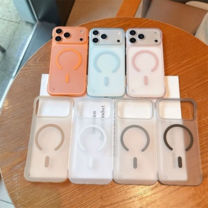 Matte Shockproof Anti-fingerprint Tpu Phone <b>case</b> for iphone 17 16 <b>Wireless</b> <b>Charge</b>,for iphone 17 Pro Max <b>case</b> Thin Matte - Product Image 1