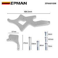 EPMAN Moteur Serpentine Support Alternateur Pompe De Direction Assistée Swap Conversion Pour LS Voiture Accessoires EPAA01G08