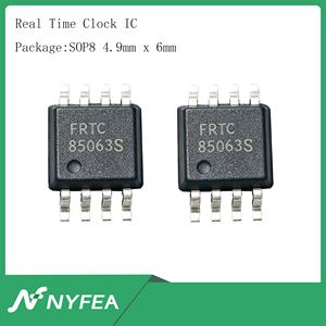 FRTC85063S est un remplacement direct pour la puce de montre en temps réel PCF85063ATDF SOP8 RTC IC I2C 32,768 kHz, faible consommation, compatible drop-in. - Product Image 1