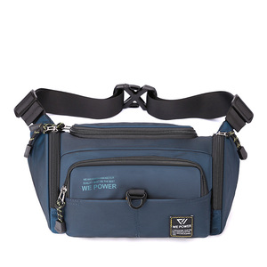Riñonera Wepower para Hombre, Azul Rey, de Nailon, Gran Capacidad, Bandolera, para Viajes, Motociclismo y Actividades al Aire Libre - Product Image 4