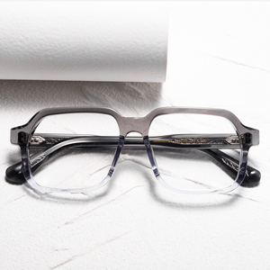 Monturas de Gafas Rectangulares de Aro Completo, Color Sólido, Anti-UV, Corrección de Visión, Unisex para Adultos, Lentes de Resina Ligeras - Product Image 6